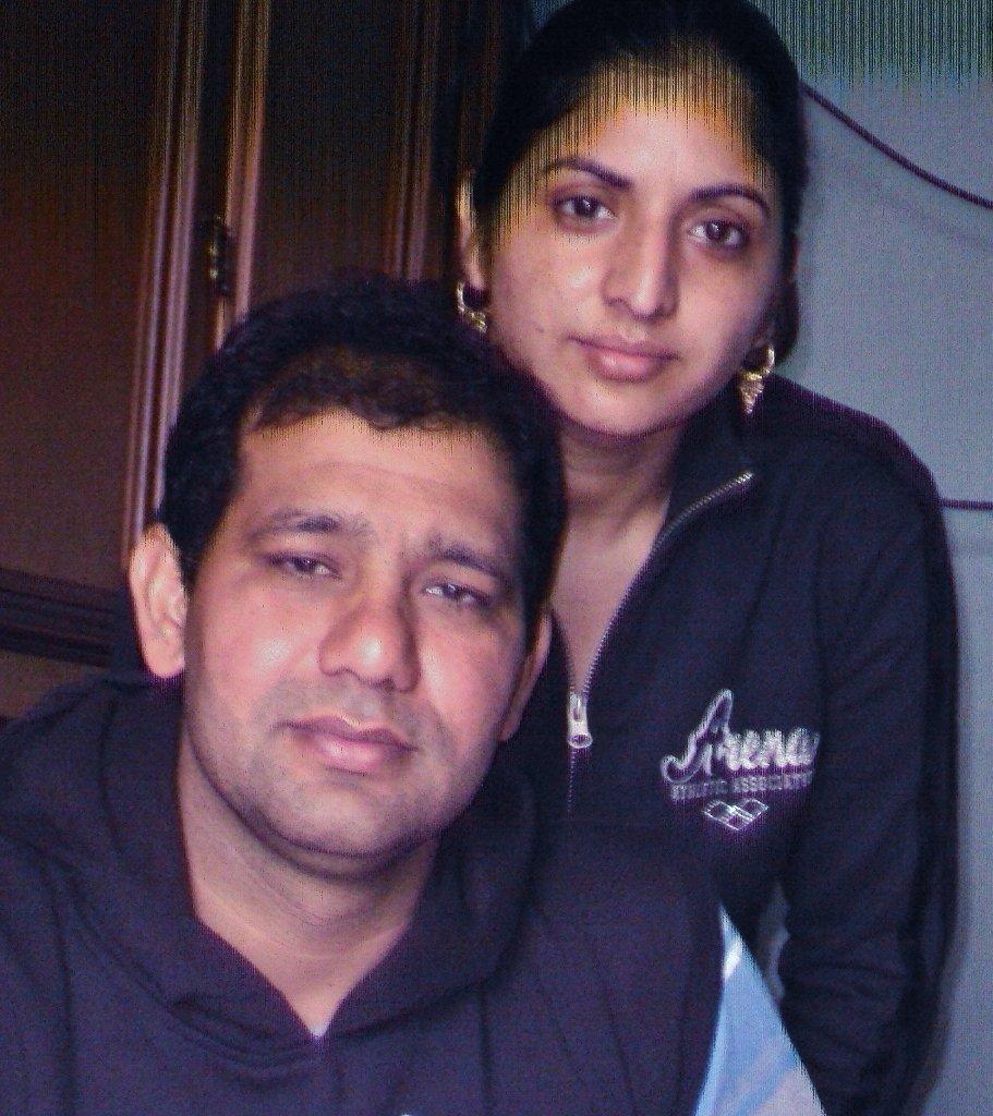 Balwinder Kaur con il marito Kulbir Singh