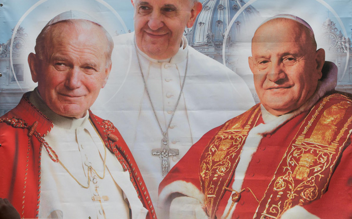 Canonizzazione Giovanni Paolo II e Giovanni XXIII